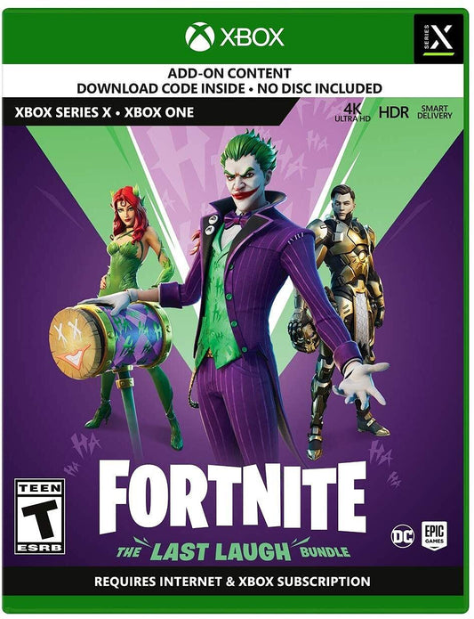 WARNER BROS Fortnite: The Last Laugh Bundle - Xbox Series X [Code in Box] Model 1000782001