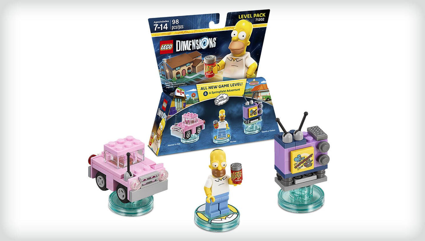 WARNER BROS LEGO Dimensions The Simpsons Level Pack - Medium - Model 5051892187619