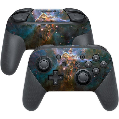 MIGHTY SKINS Nintendo Switch Pro Controller Skin - Eagle Nebula, Durable Vinyl Decal, Easy Apply/Remove, Model NISWPCOI-Eagle Nebula