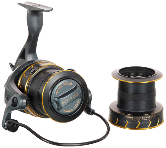 Penn Surfblaster III Longcast, Fishing Reel, Spinning Reels, Sea Fishing, Long Distance Spool Surf Casting Reel for Saltwater Be