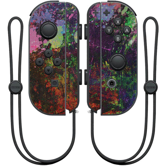MightySkins Skin Compatible with Nintendo Joy-Con Controller wrap Cover Sticker Skins Paint Drip