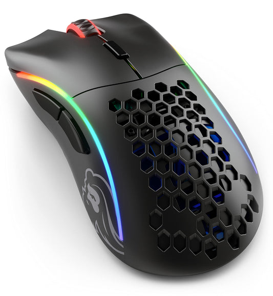 GLORIOUS Model D Wireless Gaming Mouse - Ergonomic, Superlight 69g, RGB, Matte Black
