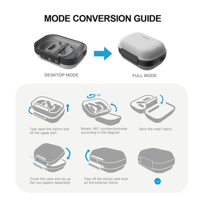 BOBOVR C3 Carrying Case - Versatile Desktop Stand, Compatible with Quest 3/3S, 19cm x 10.5cm