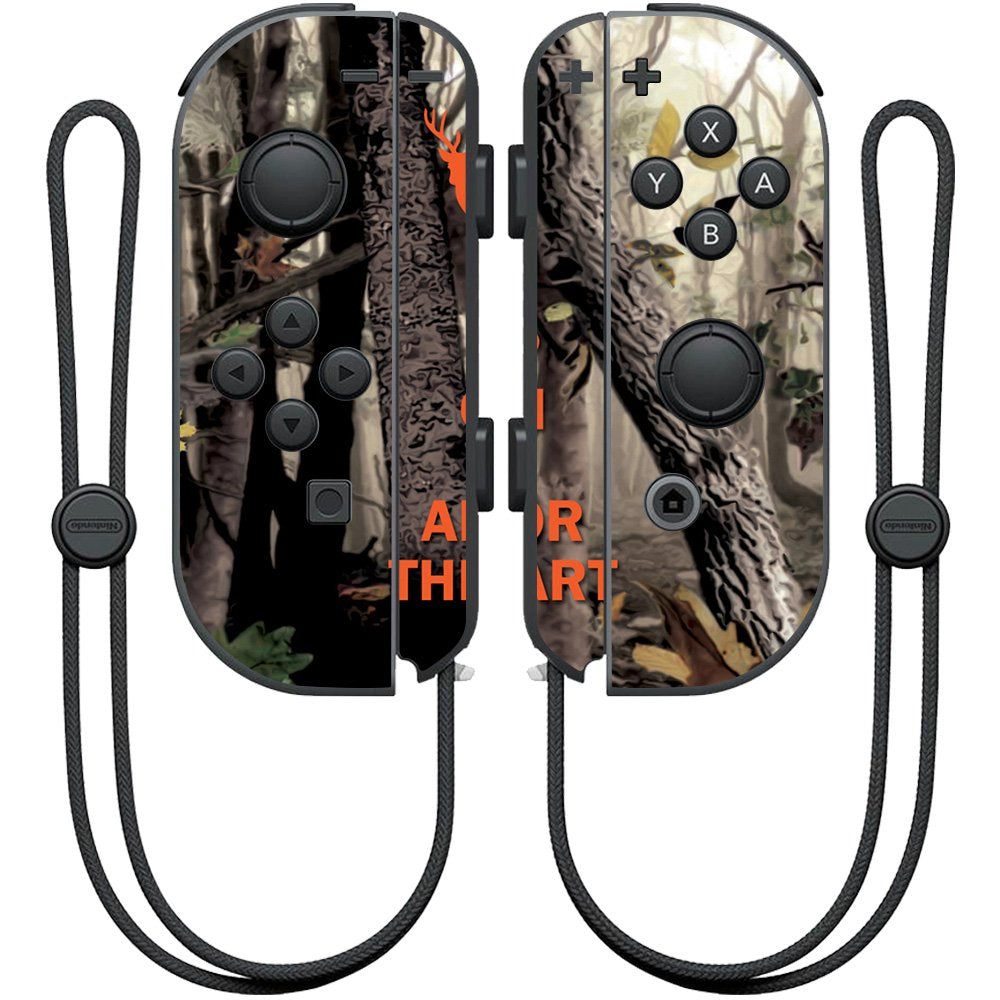 MIGHTY SKINS Nintendo Joy-Con Controller Skin - Deer Hunter Camouflage Wrap Cover