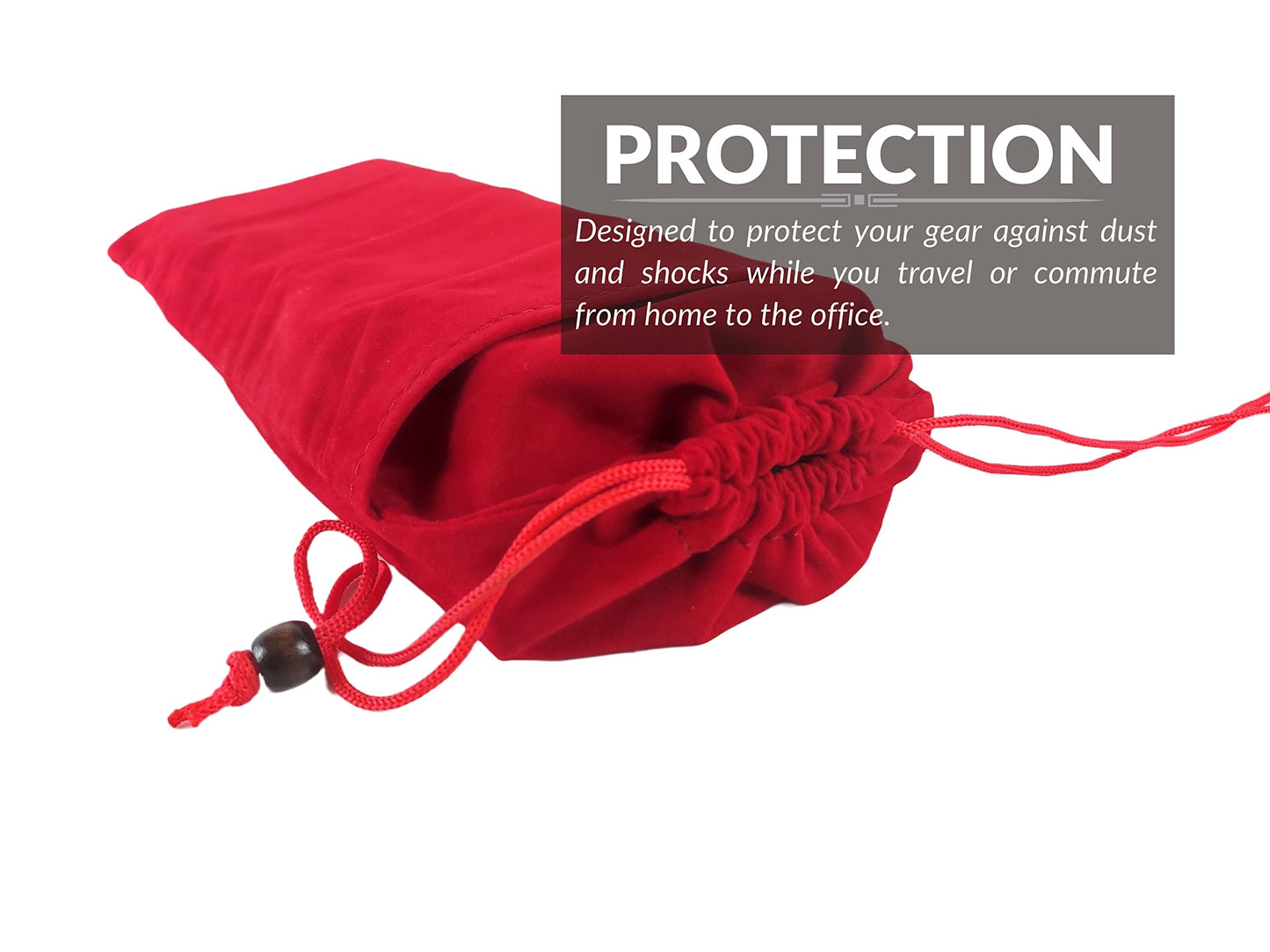 Ranked Soft Keyboard Sleeve | Dustproof Travel Sleeve for 60-75% Keyboards | Extra Cable Storage | Poinciana Red