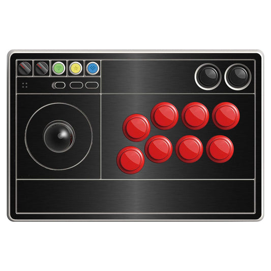 SopiGuard Sticker Skin for 8BitDo Arcade Stick Top Panel Only Vinyl Decal Wrap (Brushed Black)