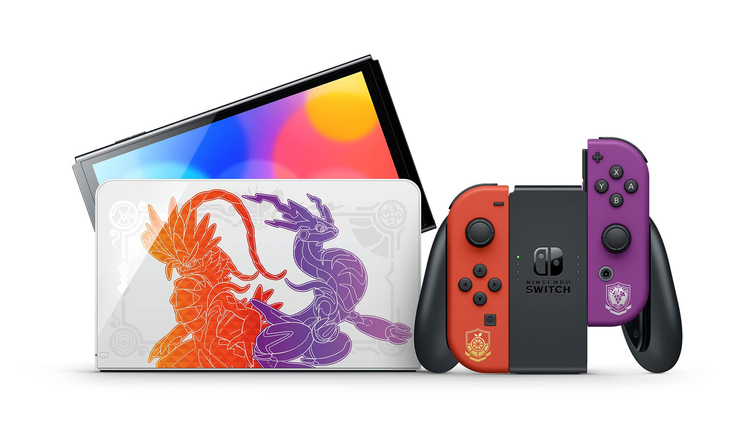 Nintendo Switch OLED Model - Pokemon Scarlet & Violet Edition (Renewed) - Multicolor
