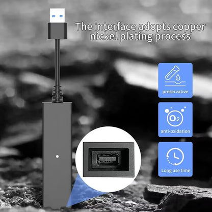 HLRAO PlayStation 4 Camera Adapter for PSVR on PS5 - Black, PS5 VR Adapter