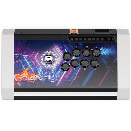 qanba Q3 Obsidian Silent Arcade Joystick - Multifunction Edition for PC, Black, Model Q3MF-GV
