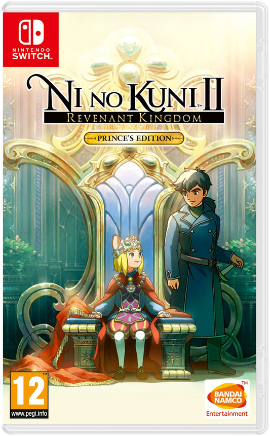 Bandai Namco Ni No Kuni II: Revenant Kingdom Princes Edition for Nintendo Switch - Black, Model 198990