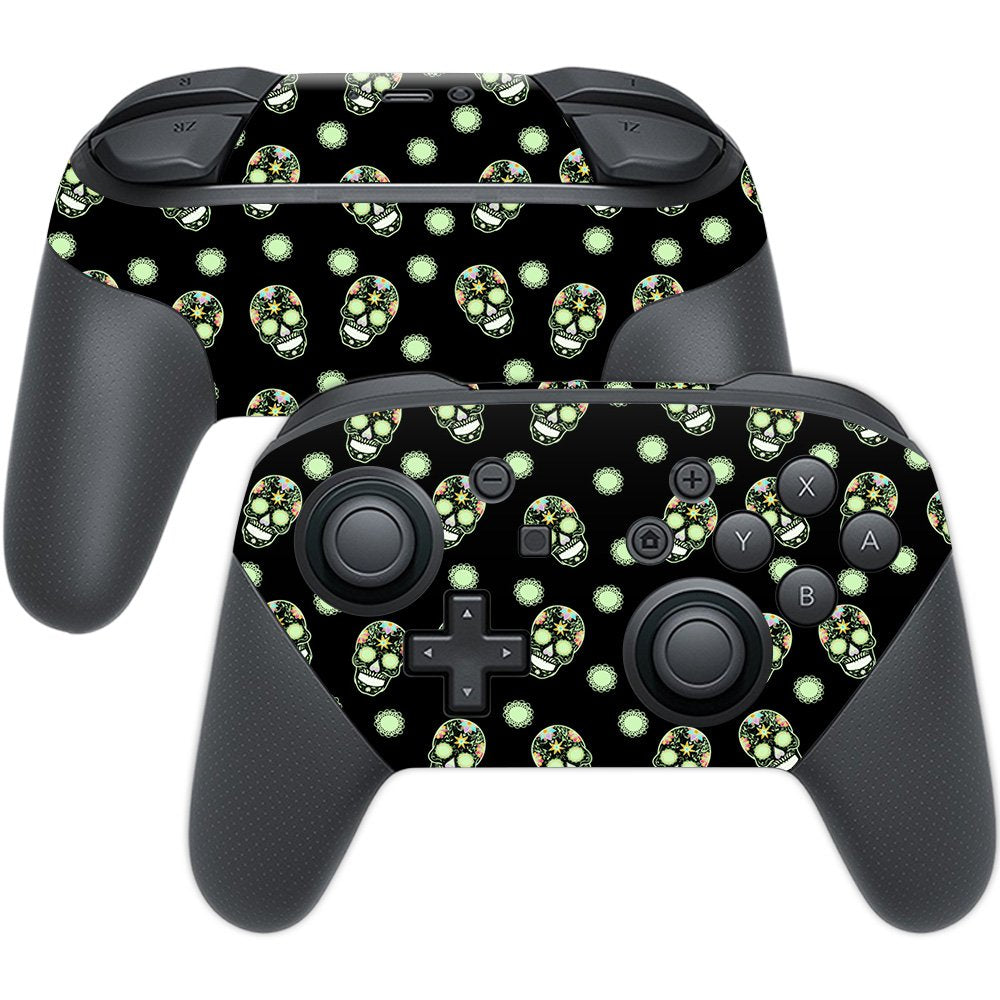 MightySkins Skin Compatible with Nintendo Switch Pro Controller wrap Cover Sticker Skins Glow Stars