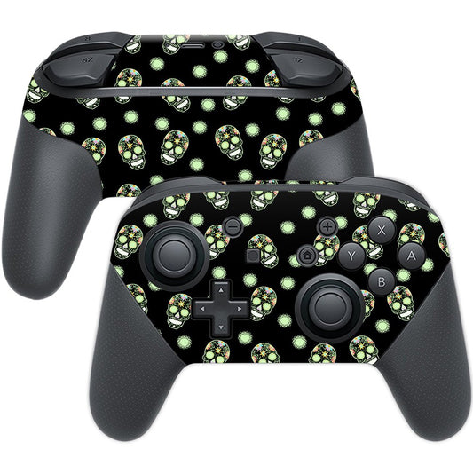 MightySkins Skin Compatible with Nintendo Switch Pro Controller wrap Cover Sticker Skins Glow Stars