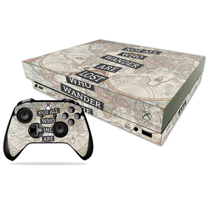 MIGHTY SKINS MightySkins Skin for Xbox One X - Who Wander | Durable Vinyl Decal Cover, Easy to Apply & Remove