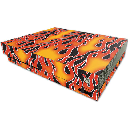 MIGHTY SKINS MightySkins Skin for Microsoft One X Console - Hot Flames Vinyl Decal Wrap, Durable and Easy to Apply