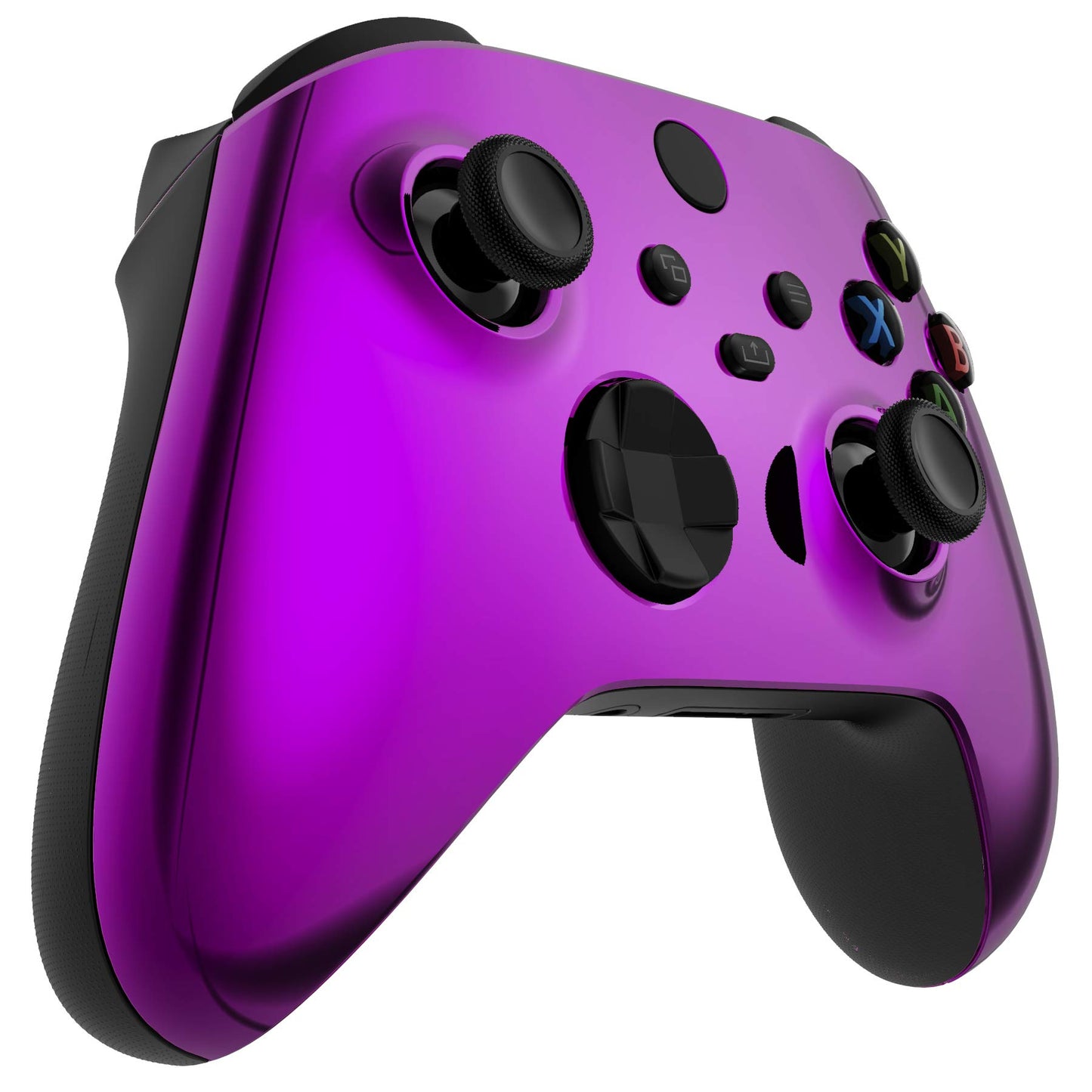 eXtremeRate Custom Shell for Xbox Series X & S - Chrome Purple Faceplate Cover - Model FX3D405
