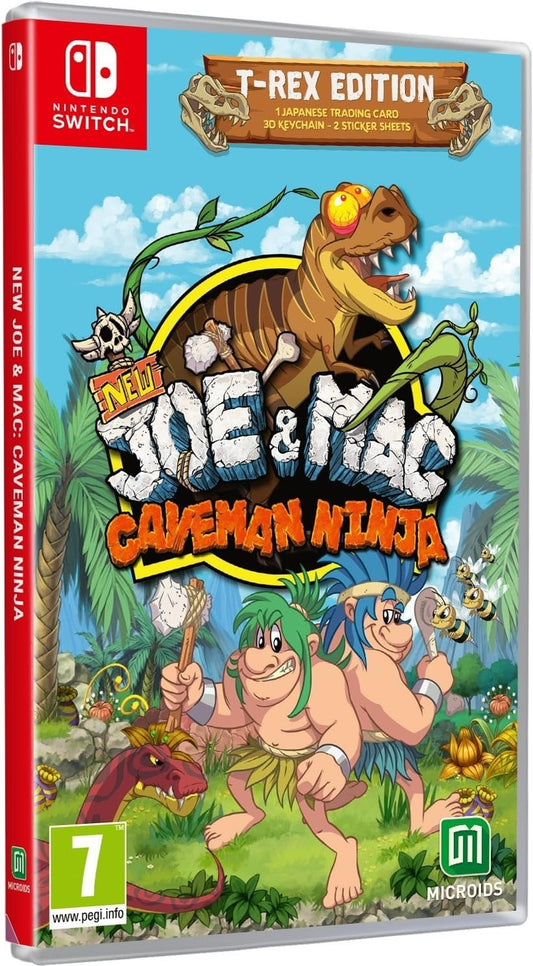 MICROÏDS Joe & Mac: Caveman Ninja - T-Rex Edition for Nintendo Switch (Non-US Version) Model 1210058