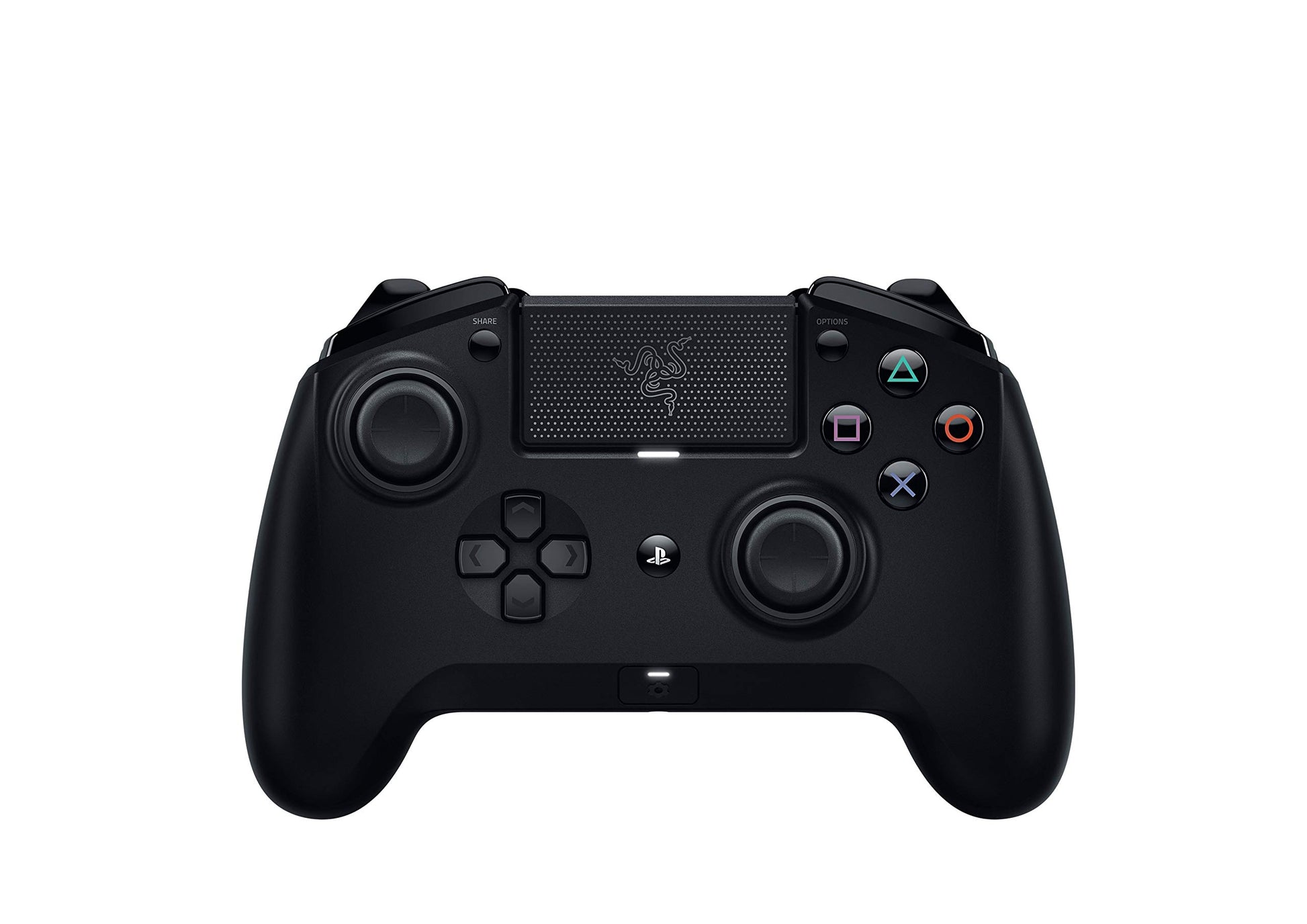 Razer RZ06-02610100-R3G1 Raiju Tournament Edition Wireless and Wired Gaming Controller with Mecha Tactile Action Buttons  Interchangeable Parts and Quick Control Panel  Black