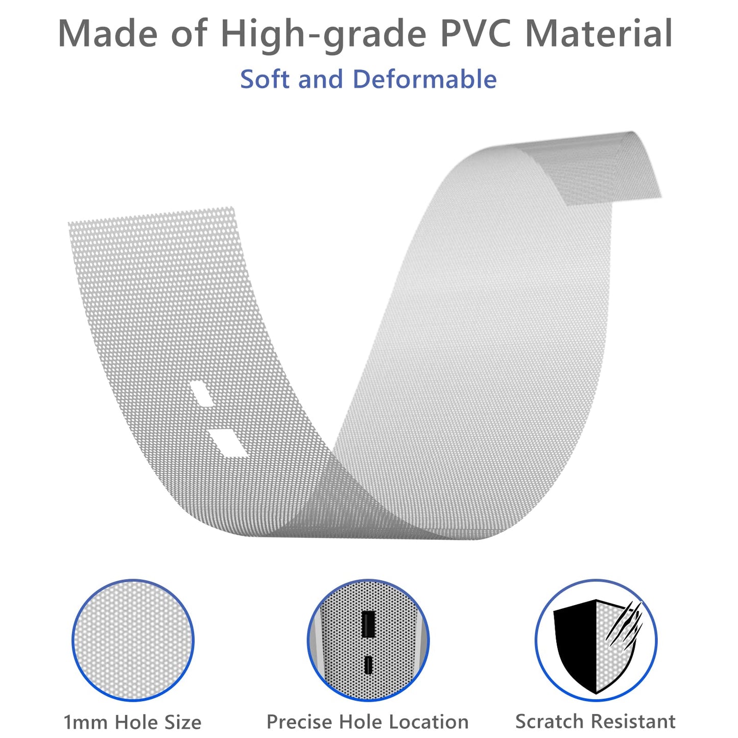 AJKTHGE Dust Cover Net for PS5 Console - Anti-Dust, Heatsink Barrier, White, Compatible with Optical and Digital Versions