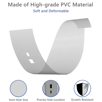 AJKTHGE Dust Cover Net for PS5 Console - Anti-Dust, Heatsink Barrier, White, Compatible with Optical and Digital Versions