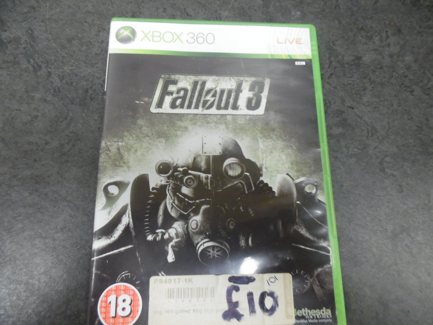 Bethesda XBOX 360 Fallout 3 (2008) - Classic Action RPG Game, Engaging Open World Adventure