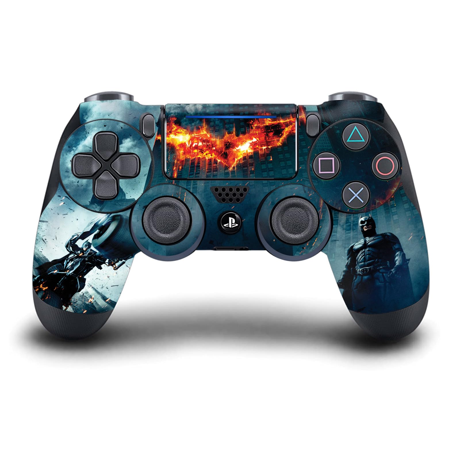 Head Case Designs Officially Licensed The Dark Knight Batman Poster Key Art Vinyl Sticker Gaming Skin Decal Cover Compatible With Sony PlayStation 4 PS4 DualShock 4 Controller