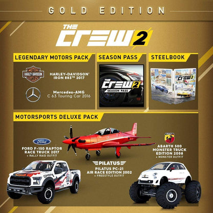 Ubisoft The Crew 2 Gold Edition - PlayStation 4, Model UBP30522118, Ultimate Racing Experience