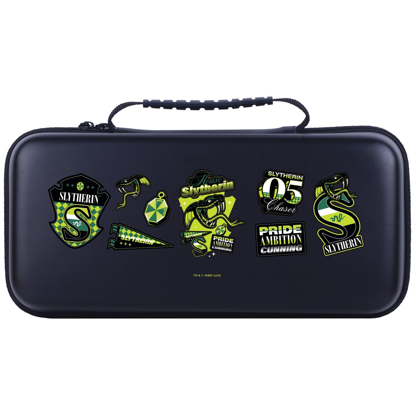 Head Case Designs Officially Licensed Harry Potter Slytherin Patterns Badges And Characters Hard Storage Travel Carry Case Compatible With Legion Go