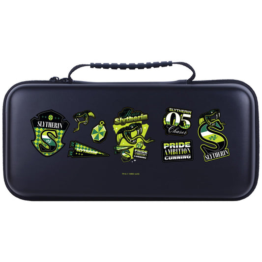 Head Case Designs Officially Licensed Harry Potter Slytherin Patterns Badges And Characters Hard Storage Travel Carry Case Compatible With Legion Go