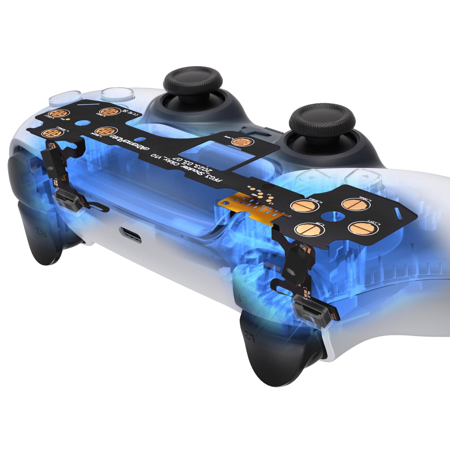 eXtremeRate Micro Switch - Light Version Clicky Hair Trigger Kit for PS5 Controller BDM-030 Shoulder Buttons  Ergonomic Micro Switch Bumper Trigger Buttons Mouse Click for PS5 Controller BDM-030
