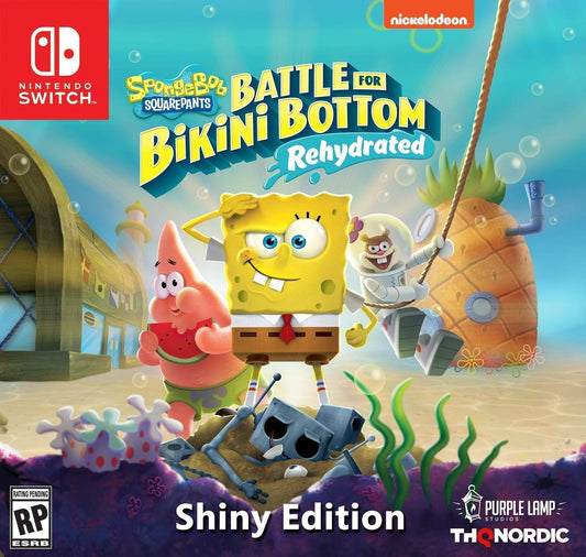 THQ Nordic Spongebob Squarepants: Battle for Bikini Bottom Rehydrated - Shiny Edition - Nintendo Switch - Model 22509