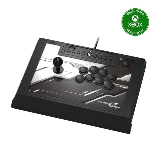 HORI Fighting Stick Alpha for Xbox Series X|S - Black, Model AB11-001U, Officially Licensed by Microsoft