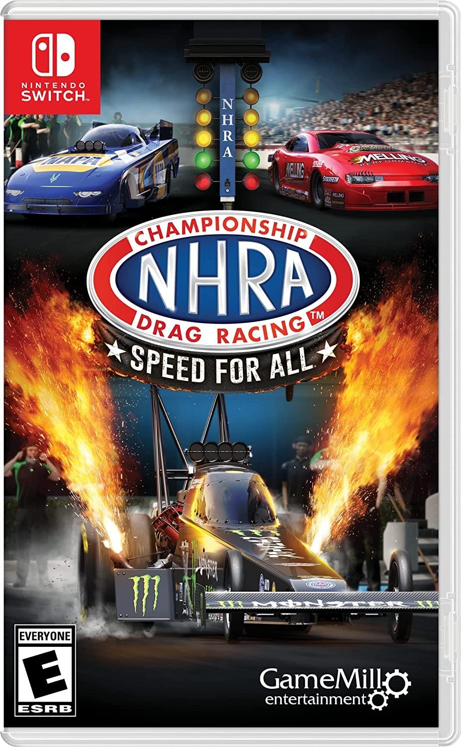 Game Mill NHRA: Speed for All - Nintendo Switch Game, Model GMML100889SWI