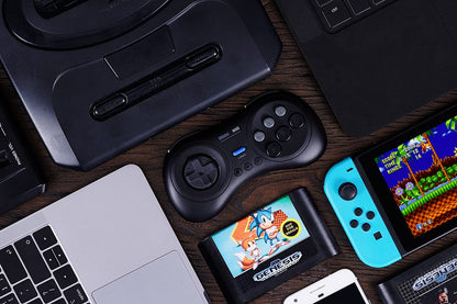 8Bitdo M30 Bluetooth Controller for Switch, Windows & Android - 6-Button Layout - Black - Model 6922621500735