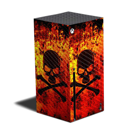 MightySkins Carbon Fiber Skin Compatible with Xbox Series X - Bio Skull | Protective  Durable Textured Carbon Fiber Finish | Easy to Apply and Change Styles | Made in The USA (CF-MIXBSERX-Bio Skull)