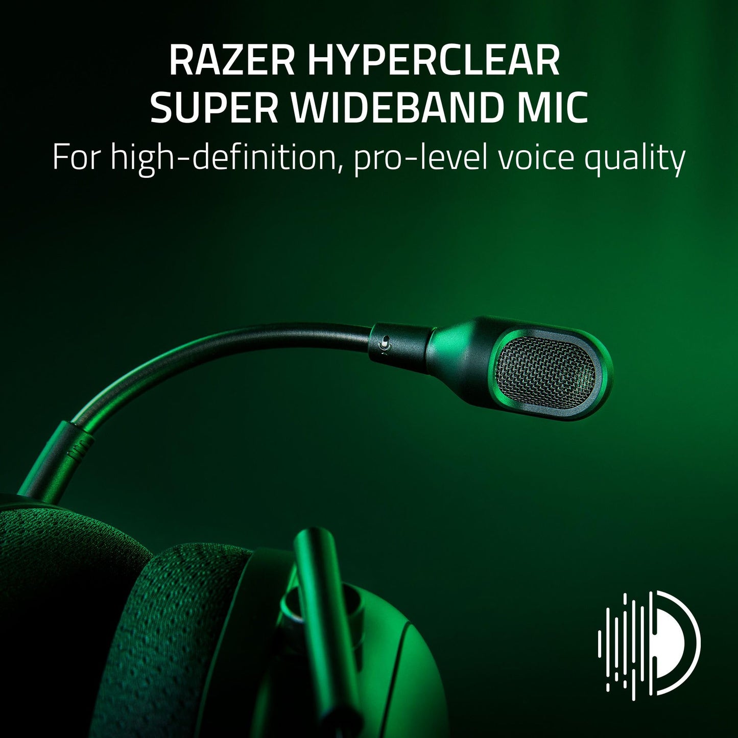 Razer BlackShark V2 Pro Wireless Gaming Headset - 50mm Drivers, Bluetooth, 70hr Battery, Black, Model RZ04-04530300-R3U1