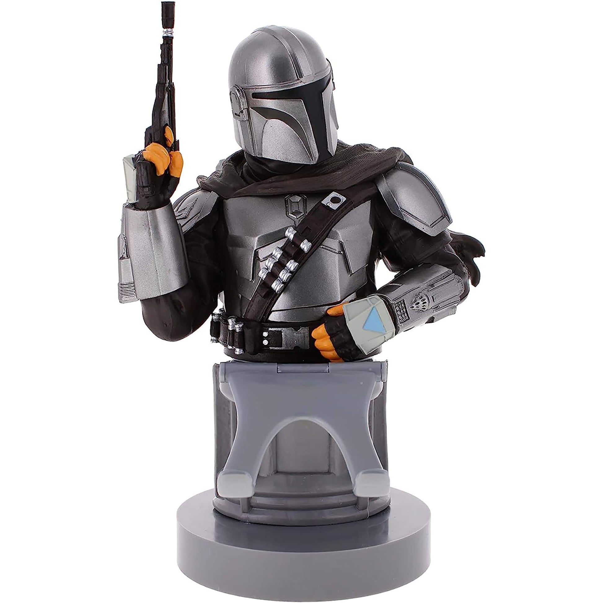 Exquisite Gaming: Star Wars: The Mandalarian - Original Mobile Phone & Gaming Controller Holder  Device Stand  Cable Guys  Licensed Figure