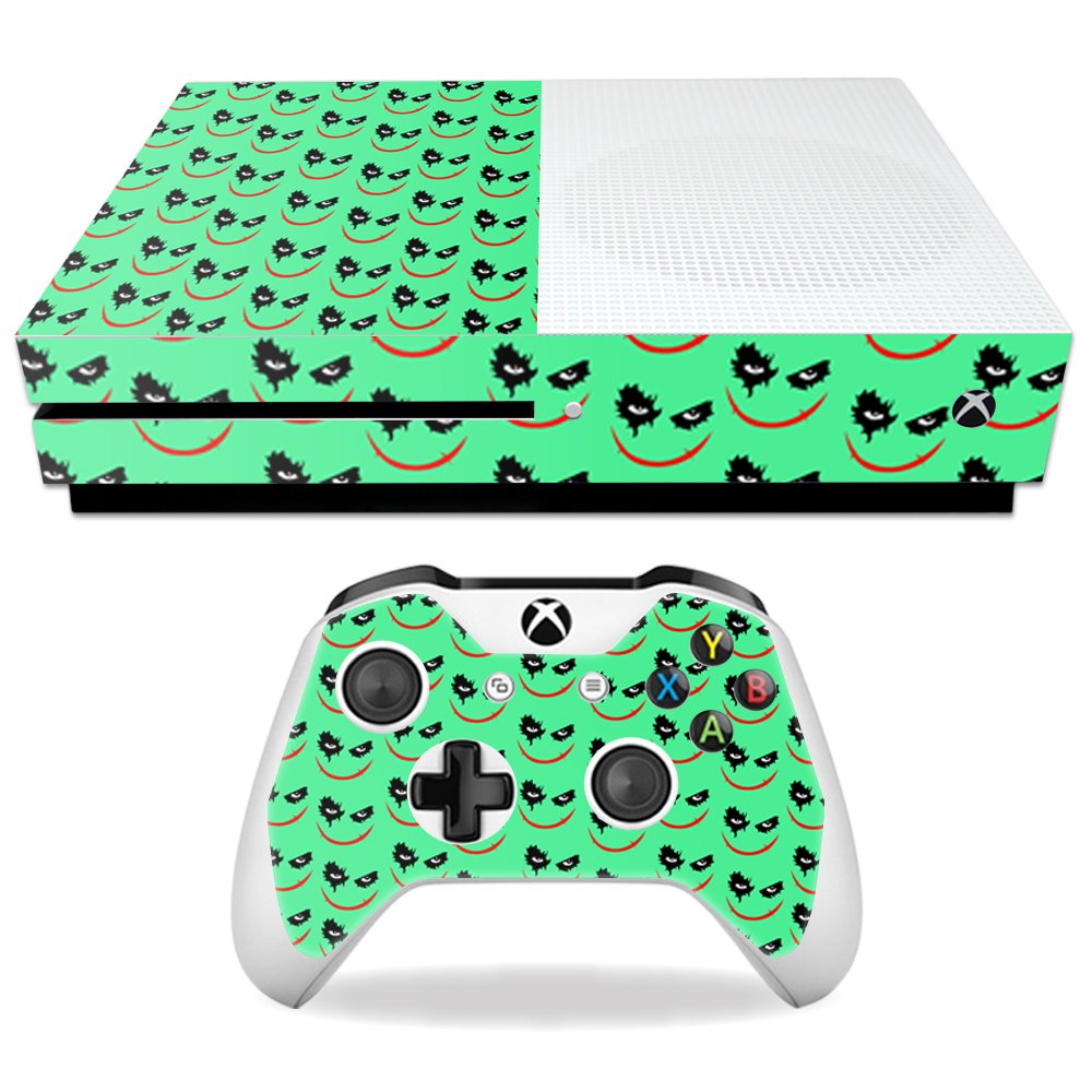 MIGHTY SKINS Xbox One S Skin - Why So Serious | Durable Vinyl Decal Wrap | Easy to Apply | Model: MIXBONES-Why So Serious