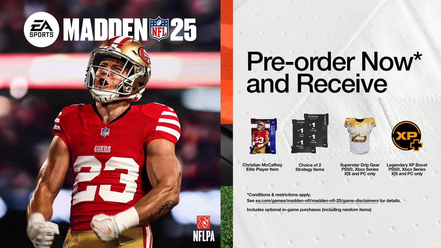 Electronic Arts Madden NFL 25 - PlayStation 5 Game, Model 0014633382921