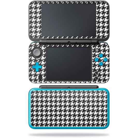 MightySkins Carbon Fiber Skin for Nintendo New 2DS XL - Houndstooth | Protective  Durable Textured Carbon Fiber Finish | Easy to Apply  Remove  and Change Styles | Made in The USA