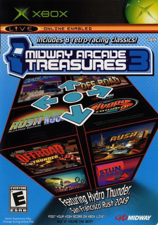 MIDWAY Midway Arcade Treasures 3 for Xbox - Model 30075, Classic Arcade Games Collection