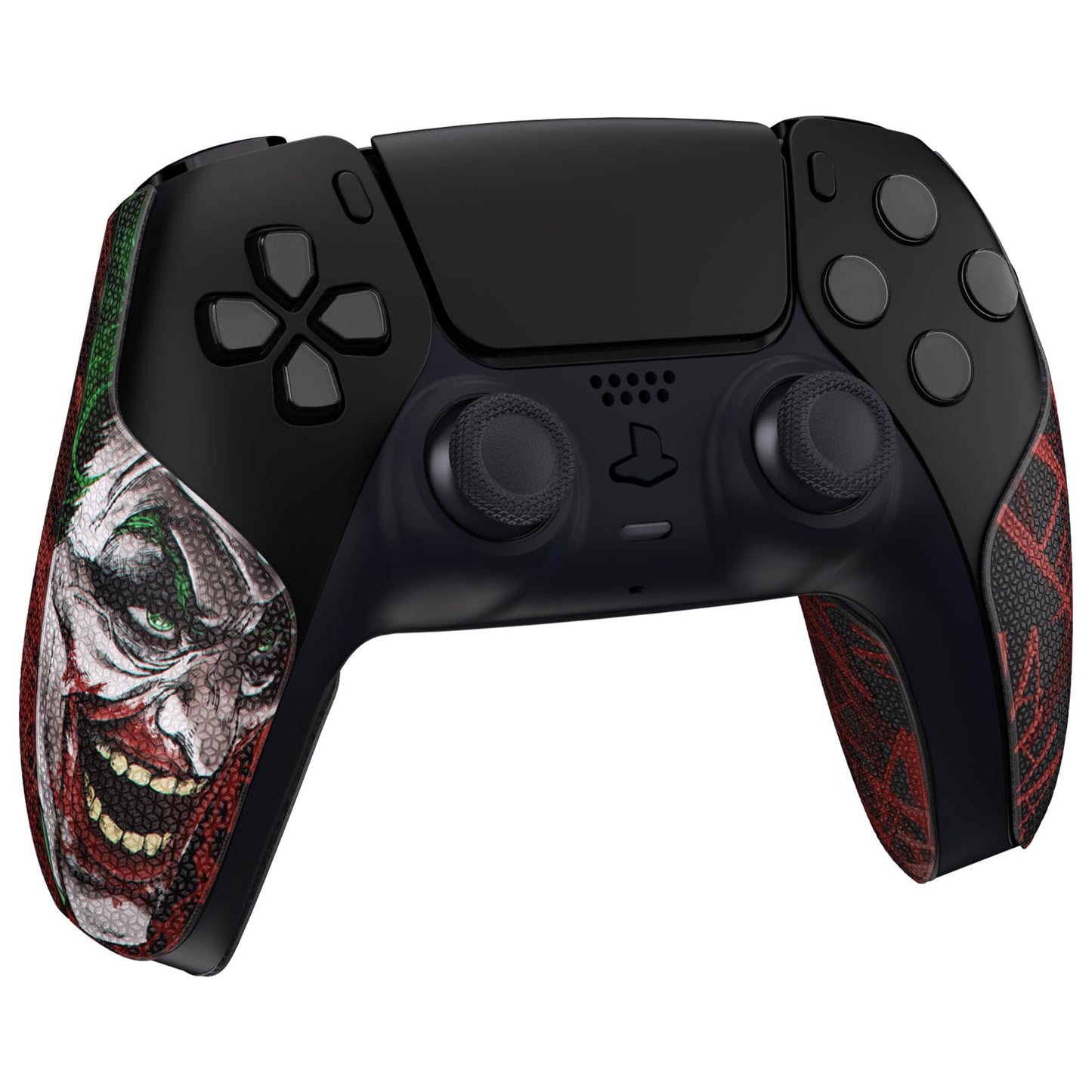 playvital Premium Grip for ps5 Wireless Controller  Split Design Anti-Skid Soft Hexagonal Diamond Textures Sweat-Absorbent Handle Grips Protector for ps5 Controller - Clown Hahaha