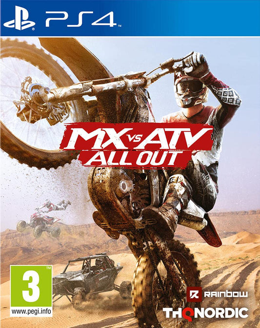 THQ Nordic MX vs ATV All Out for PS4 - Exciting Off-Road Racing Game, Model 242846