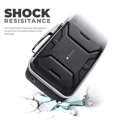 Mumba Deluxe Carrying Case for Nintendo Switch OLED - Large Capacity Storage Pouch, Black, EVA Material, Model Mumba-1