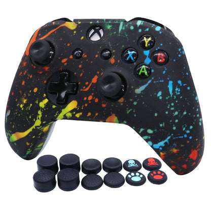 RALAN Xbox One Controller Skin, Anti-Slip Silicone Cover with 4 Thumb Grips, Model Xone, Color CD