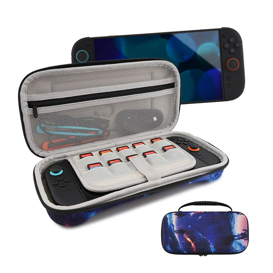Nintendo Switch 2 Case (2025)  Tpartyl Storage Bag Fits Dock  Large Capacity Protective Hard Shell Portable Tpartyl Case Pouch for Switch 2  with 10 Game Card sections and Pockets for Console & Accessories