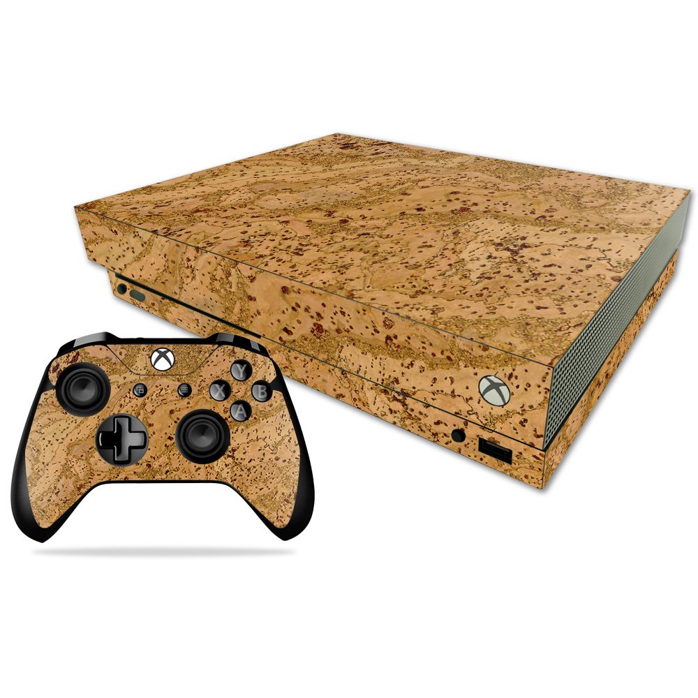 MIGHTY SKINS MightySkins Skin for Xbox One X - Cork | Durable Vinyl Decal Wrap | Easy Apply & Remove | Model MIXBONXCMB-Cork