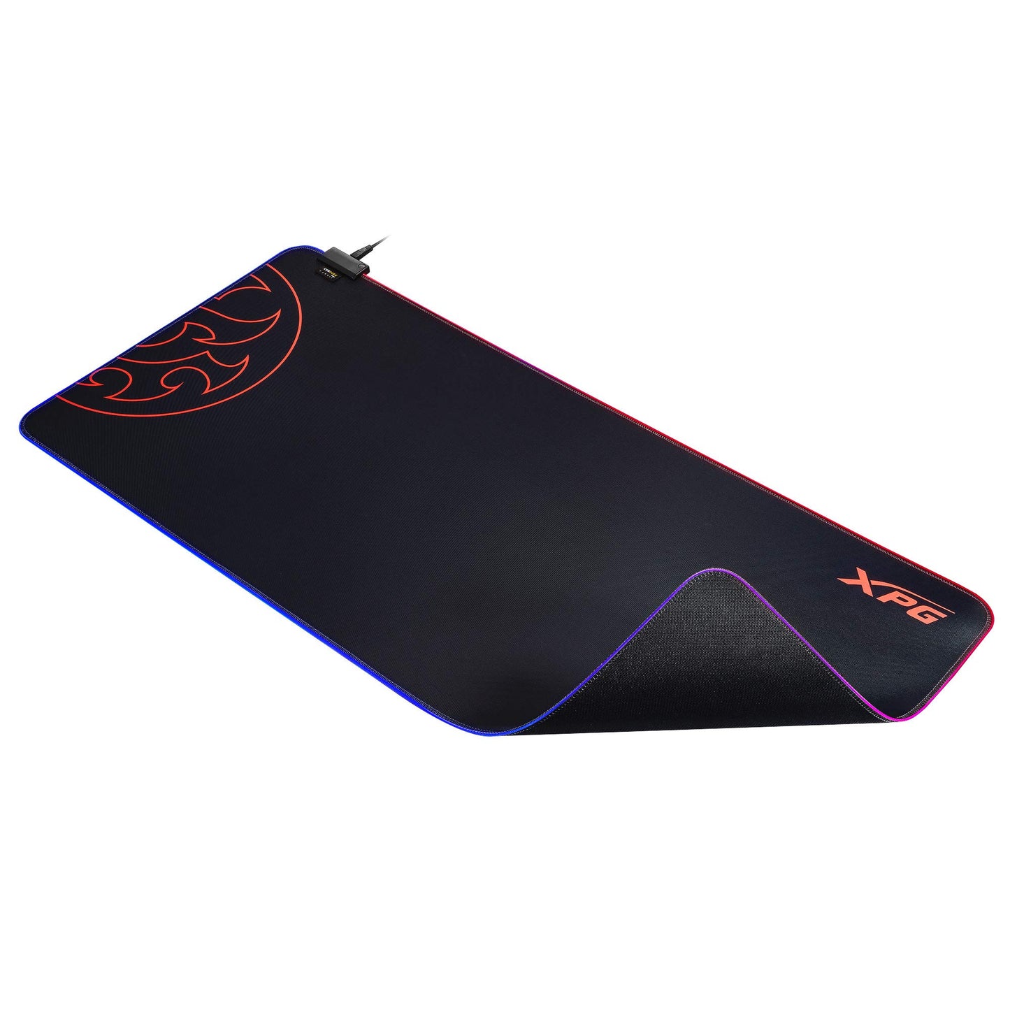 Adata XPG Battleground XL Prime Gaming Mouse Mat - RGB, 4mm Cordura, Anti-Slip, Black, L, Model 75260017