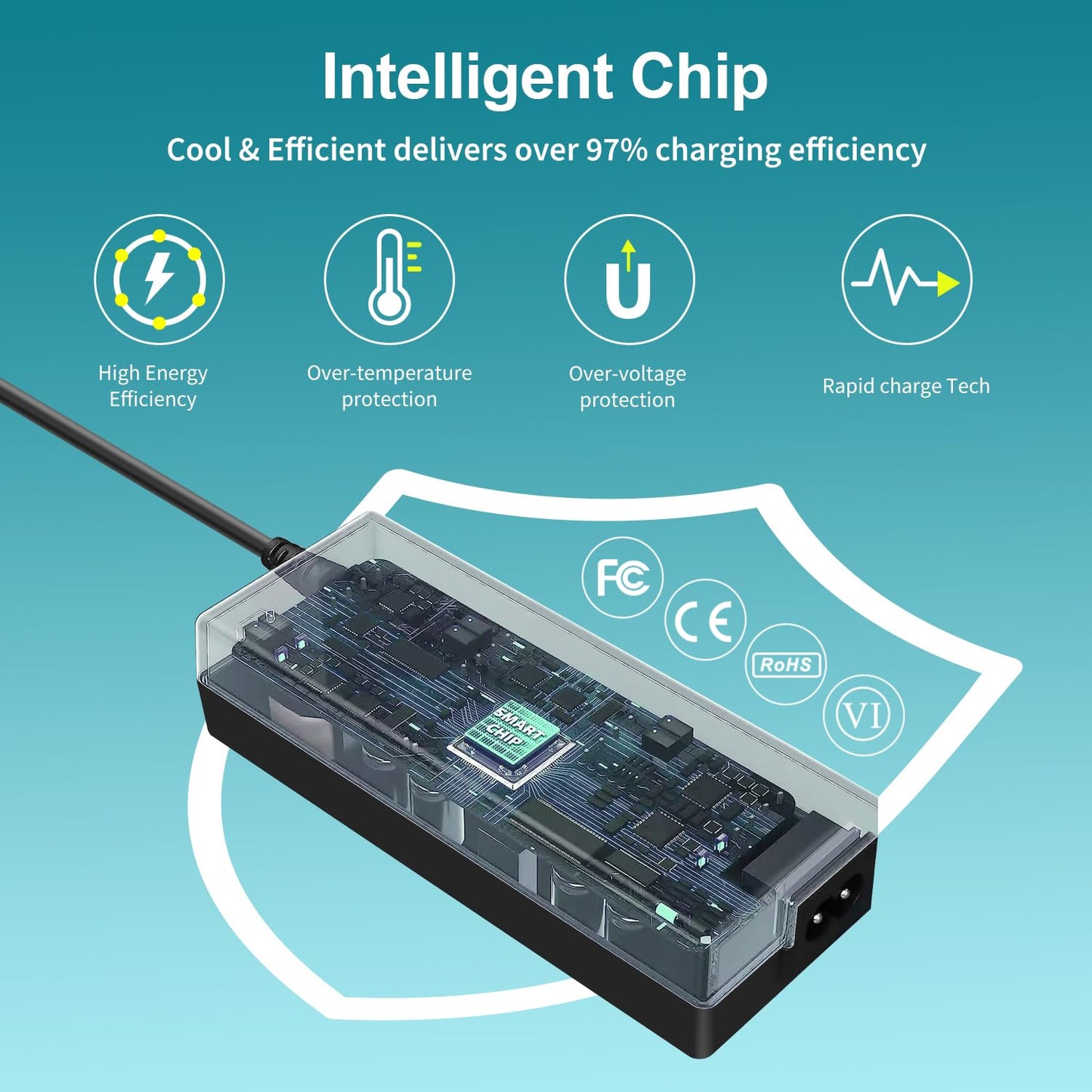 TAIFU 12V 3A AC/DC Adapter for Sony PlayStation VR PS4, Model CUH-ZAC1, Black Power Supply Cord