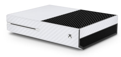 giZmoZ n gadgetZ GNG Carbon White Console Skin Decal + 2 Xbox One Controller Skins - Model GNG-XB-CARB-WHITE-SKINS