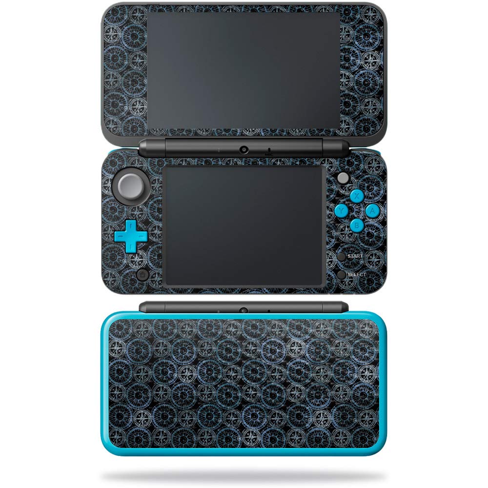 MightySkins Carbon Fiber Skin for Nintendo New 2DS XL - Compass Tile | Protective  Durable Textured Carbon Fiber Finish | Easy to Apply  Remove  and Change Styles | Made in The USA